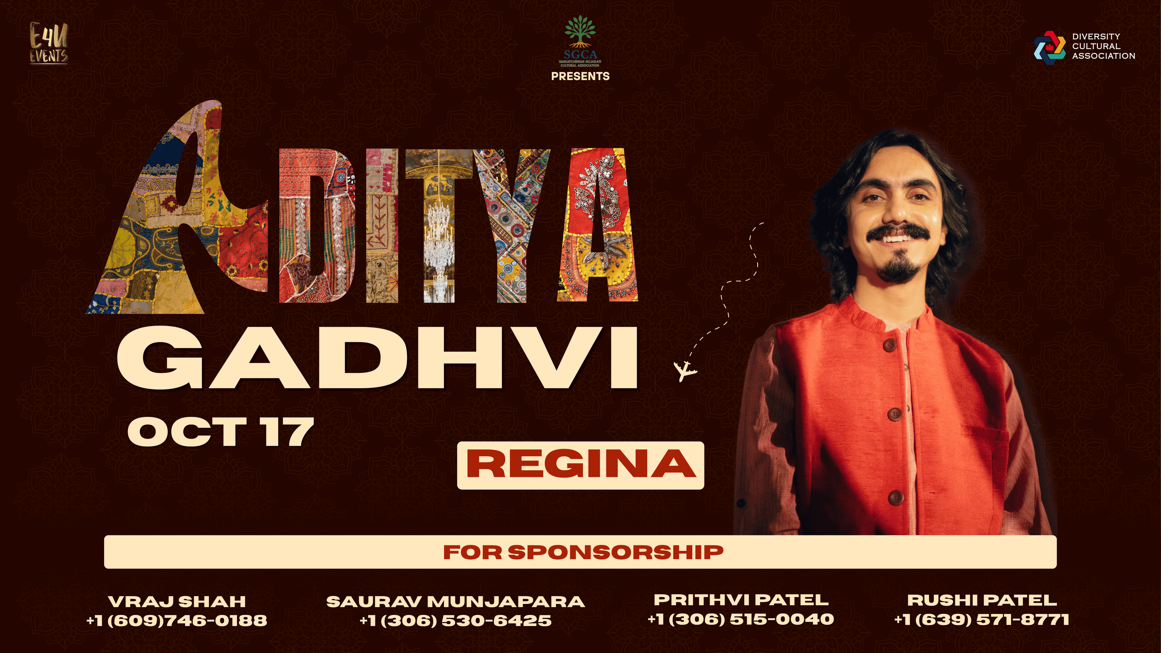 Aditya Gadhvi Live Garba Night – Regina